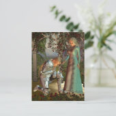 Launcelotおよび女王Guinevere ポストカード (スタンド正面)