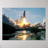 Launch of Space Shuttle Atlantis (STS-110) ポスター (正面)