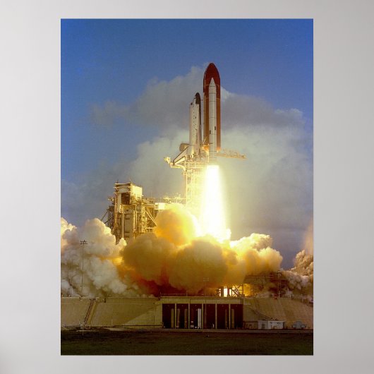 Launch of Space Shuttle Challenger (STS-7) ポスター (正面)