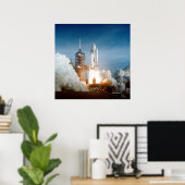 Launch of Space Shuttle Columbia (STS-1) ポスター (ホームオフィス)