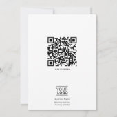 Launch Party Invitation Template 招待状 (裏面)