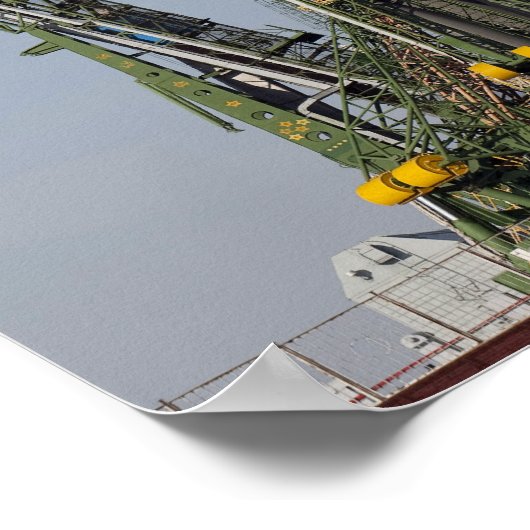 Launch scaffolding is raised into place ポスター (角)