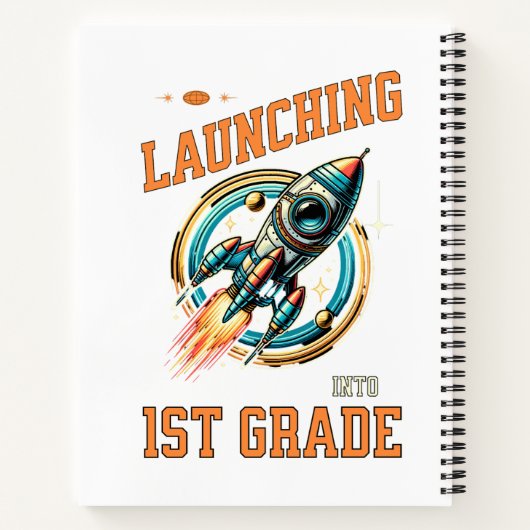 Launching into 1st Grade -Back to School  ノートブック (裏面)