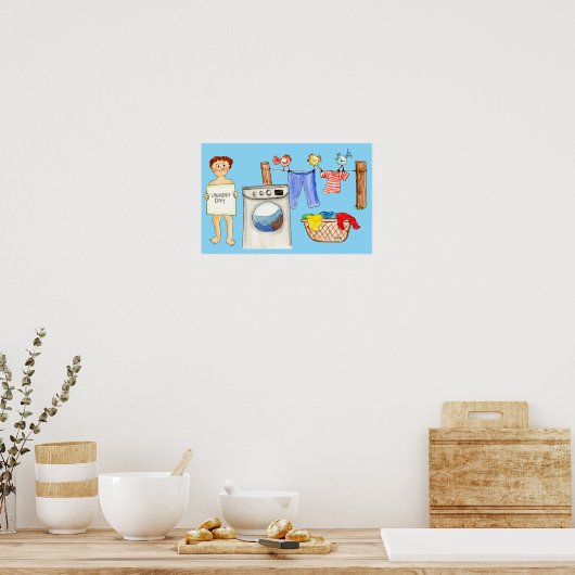 Laundry Day ポスター (キッチン)