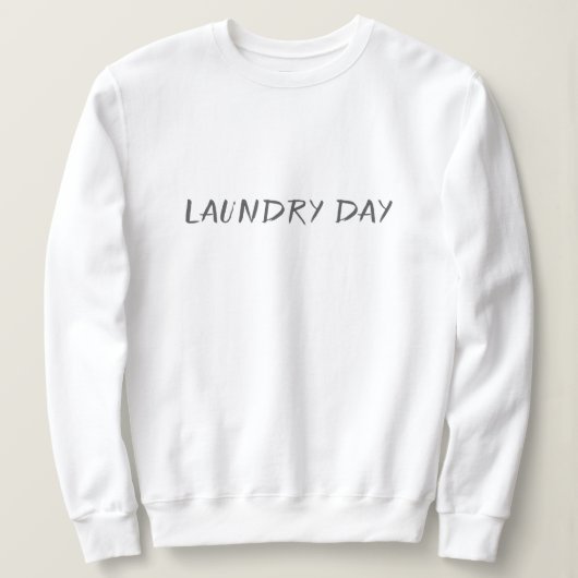 Laundry Day Cozy Crewneck Sweatshirt スウェットシャツ (デザイン正面)