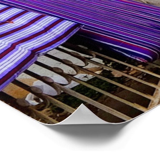 Laundry hanging to dry ポスター (角)