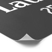 Laundry Room Chalkboard Laundromat Wall Art Gift ポスター (角)