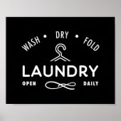 Laundry Wall Art Poster Landscape ポスター (正面)