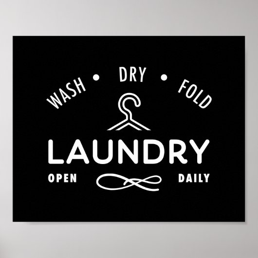 Laundry Wall Art Poster Landscape ポスター (正面)
