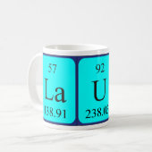 Laura期別テーブル名mug コーヒーマグカップ (正面左)