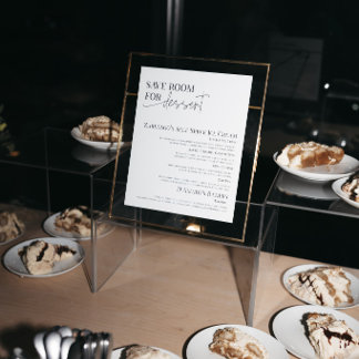 LAURA | Customizable Wedding Dessert Table Sign |  台座サイン