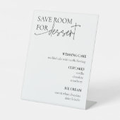 LAURA | Customizable Wedding Dessert Table Sign |  台座サイン (正面)