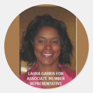 LAURA GARRIS FORASSOCIATE MEMBER REPRESENTATIVE ラウンドシール