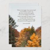 Laura Jaworskiによる秋の魔法 シーズンカード (正面/裏面)