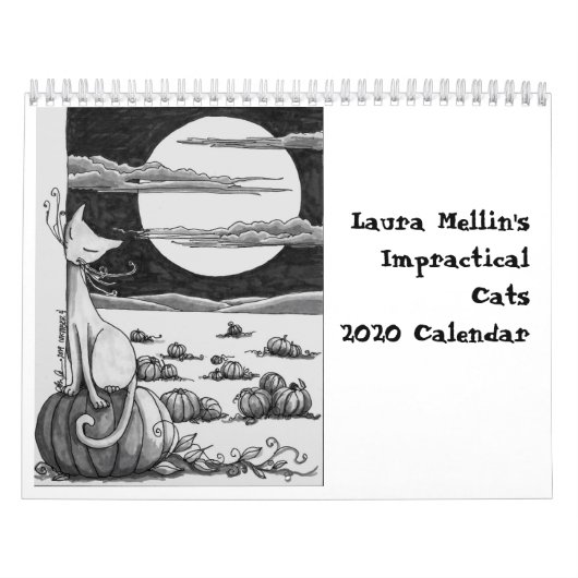 Laura Mellins Impractical Cats 2020カレンダー カレンダー (カバー)