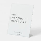 LAURA | Memorial Table Sign for Weddings & Events 台座サイン (正面)
