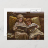 Laura Muntz Lyall – 面白い話 ポストカード (正面/裏面)