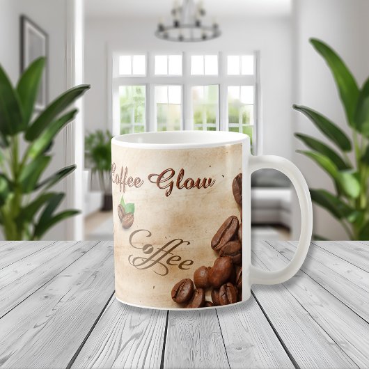 Laura’s Cozy Coffee Glow Mug Design コーヒーマグカップ
