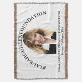 #LAURAHGUILLENFOUNDATIONと#LOSANGELESDREAMCENTER スローブランケット (正面縦)