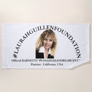 #LAURAHGUILLENFOUNDATIONと#LOSANGELESDREAMCENTER ビーチタオル