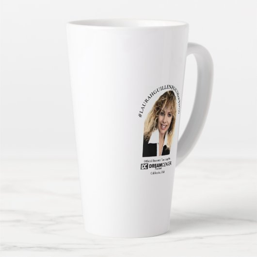 #LAURAHGUILLENFOUNDATION カフェラテマグ (右アングル)