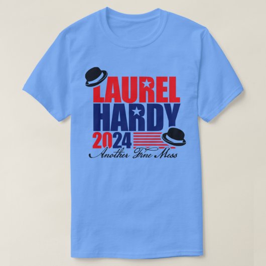 LaurelとHardy 2024 Tシャツ (デザイン正面)