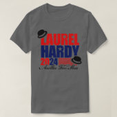 LaurelとHardy 2024 Tシャツ (デザイン正面)