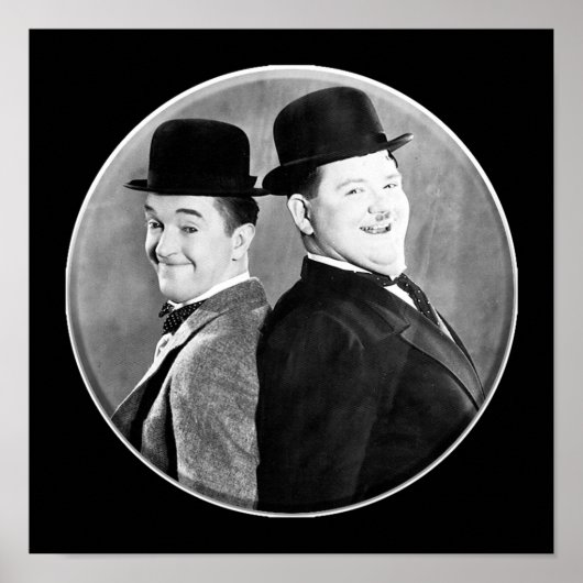 LAURELとHARDY Stan LaurelとOliver Hardy ポスター (正面)