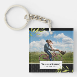 LaurelパーソナライズされたとDamaskの写真 キーホルダー