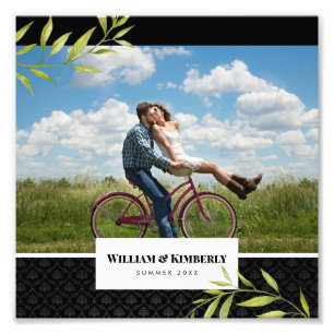 LaurelパーソナライズされたとDamaskの写真 フォトプリント