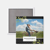 LaurelパーソナライズされたとDamaskの写真 マグネット (正面/裏面)