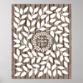 Laurel - 100 Signature Guest Book Alternative ポスター (正面)