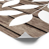 Laurel - 200 Signature Guest Book Alternative ポスター (角)