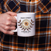 Laurel and Coffee Cup Small Business コーヒーマグカップ