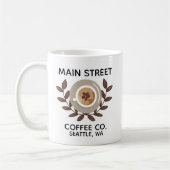 Laurel and Coffee Cup Small Business コーヒーマグカップ (左)