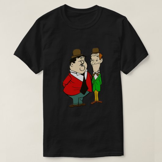 Laurel and Hardy cartoon Classic Tシャツ (デザイン正面)