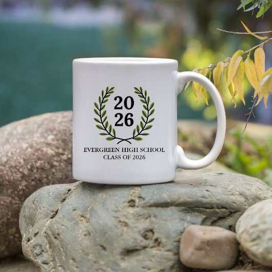 Laurel Crest Class of 2026 Mug ツートーンマグカップ