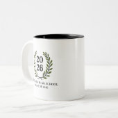 Laurel Crest Class of 2026 Mug ツートーンマグカップ (正面左)