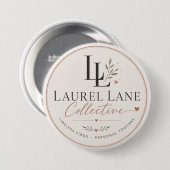Laurel Lane Designs 缶バッジ (正面&裏面)