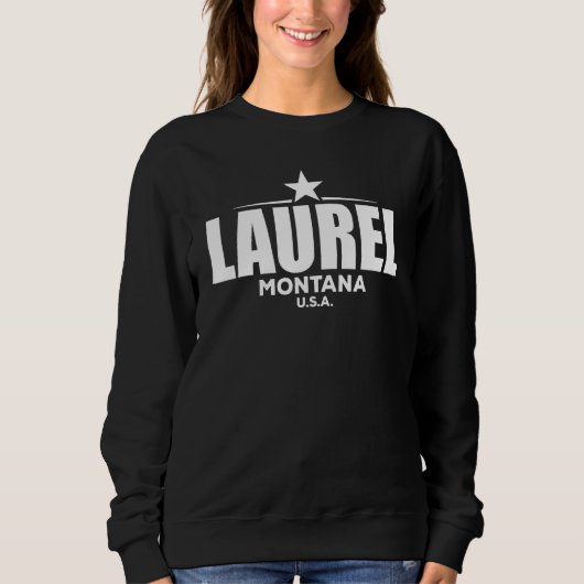 Laurel Montana Retro Vintage スウェットシャツ (正面)