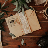 Laurel Shield Estate | Wedding Monogram ラバースタンプ