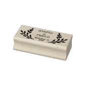 Laurel Weddingモダン Save the Date ラバースタンプ (スタンプ)