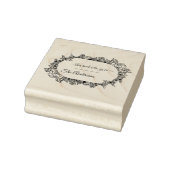 Laurel Wreath Custom この本は〜のもの ラバースタンプ (スタンプ)