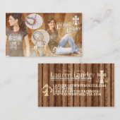 Laurenのためのカスタム 名刺 (正面/裏面)