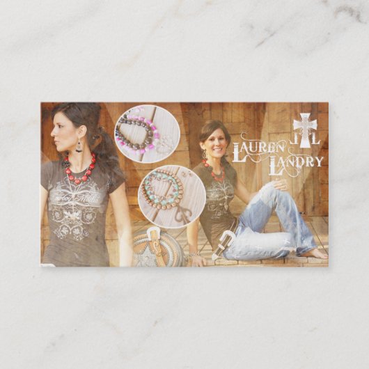 Laurenのためのカスタム 名刺 (正面)