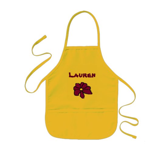 Laurenのエプロン 子供用エプロン (正面)