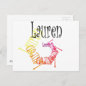 Lauren ポストカード (正面/裏面)