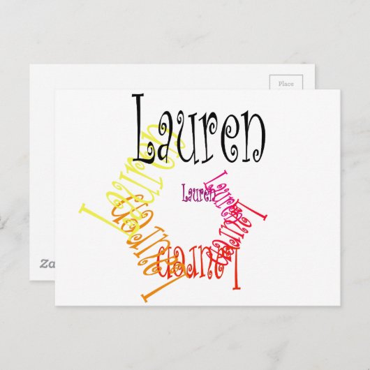 Lauren ポストカード (正面/裏面)