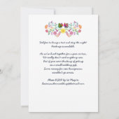 Lauren 招待状 (裏面)