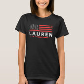 LAUREN AMERICAN FLAG  FOR LAUREN Tシャツ (正面)